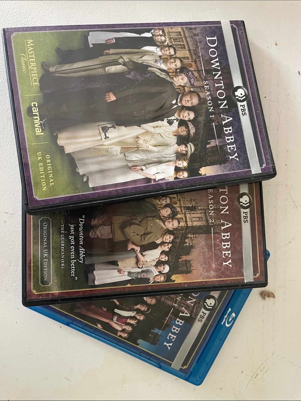 Downton Abbey DVD Set - Purple & Brown Covers
